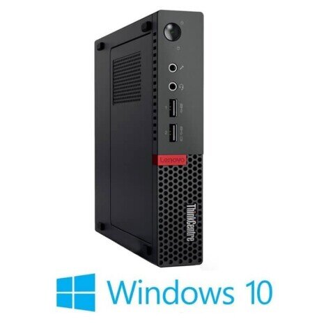 Mini PC Lenovo ThinkCentre M710q USFF, Core i5-7400T, SSD, Win 10 Home